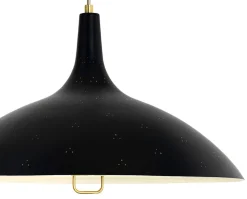 1965 Pendel | Mässing, Svart