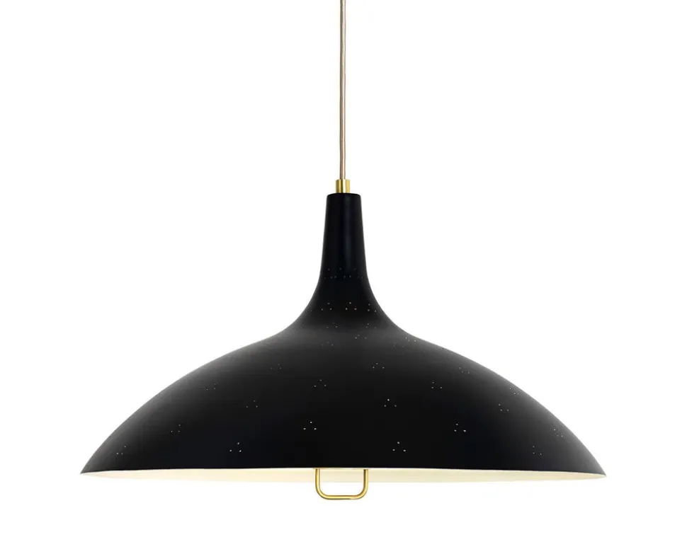 1965 Pendel | Mässing, Svart