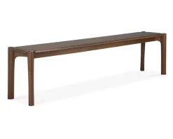 PI Bänk 186 | Brunlackad Teak