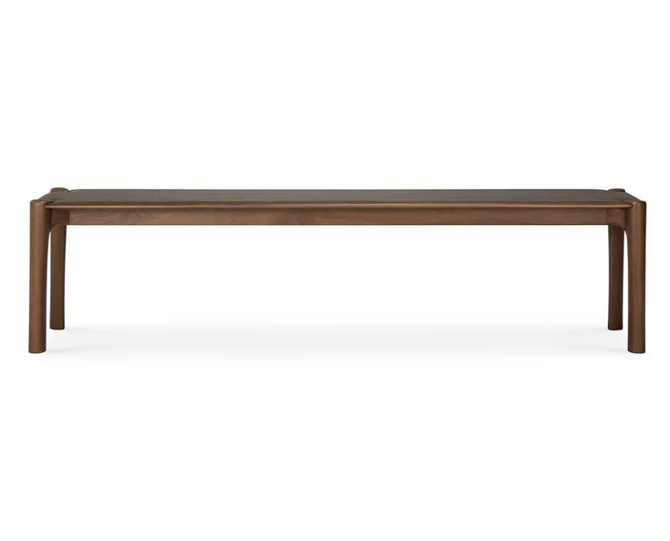 PI Bänk 186 | Brunlackad Teak
