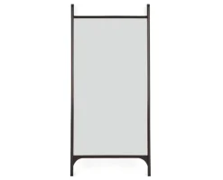 PI Golvspegel 80x200 | Brunbetsad Mahogny