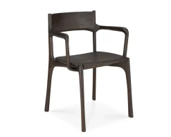 PI Karmstol | Mörkbrun Teak