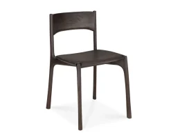 PI Stol | Mörkbrun Teak