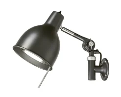 PJ71 Vägglampa Utvändig Kabel | Matt svart