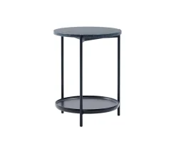 Plateau Soffbord med Bricka Ø42 | Marmor