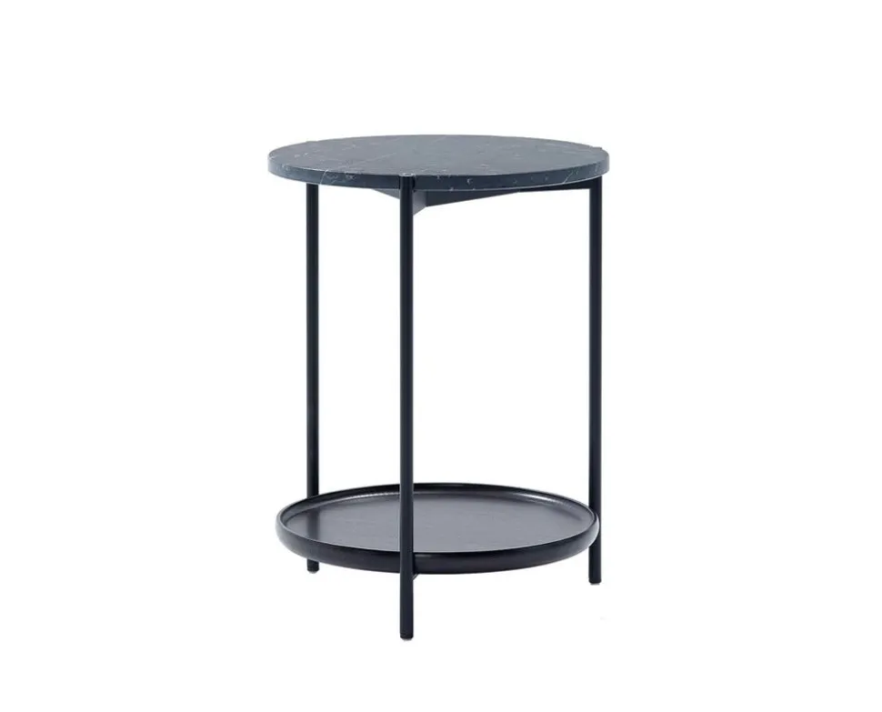 Plateau Soffbord med Bricka Ø42 | Marmor