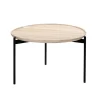 Plateau Soffbord Ø58 | Vitbetsad Ask