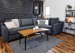 Polo Soffbord Ek/Svartbetsad Ek