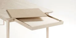 Prima Vista Bord | 120x90 + 1 ilägg | Ljus mattlackad björk