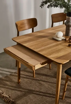 Prima Vista Bord | 180x90 +1 ilägg | Naturlackad ek
