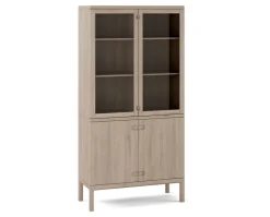 Prio Vitrin | Ljus Mattlackad Ek
