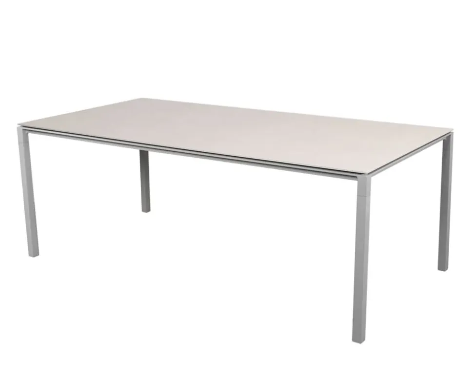 Pure Matbord 200x100 | Light Grey/Toscana Sand