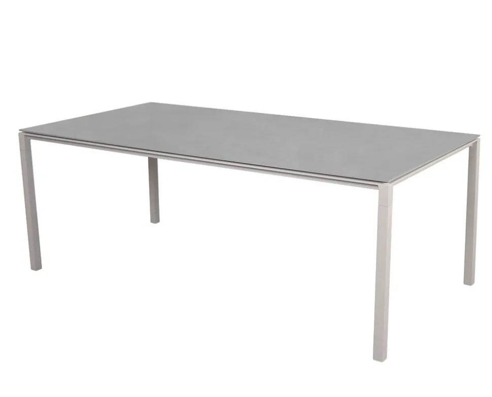 Pure Matbord 200x100 | Sand/Concrete Grey