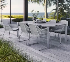 Pure Matbord 200x100 | Sand/Nero Black