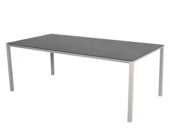 Pure Matbord 200x100 | Sand/Nero Black