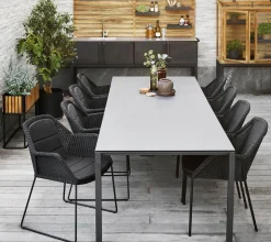 Pure Matbord 280x100 | Sand/Nero Black