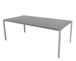 Pure Matbord 200x100 | Taupe/Basalt