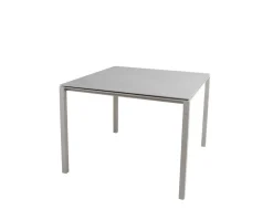 Pure Matbord 100x100 | Taupe/Concrete Grey