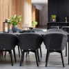 Pure Matbord 200x100 | Taupe/Concrete Grey