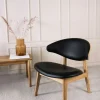 Ram Shell Lounge Chair | Trärygg | Tyg