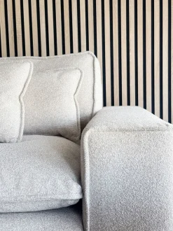 Rawlins 3-Sits Maxi | Tyg Sandra Ljusbeige