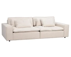 Rawlins 3-Sits Maxi | Tyg Sandra Ljusbeige