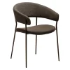 Reboot Karmstol | Major Brown Bouclé/Antique Brass