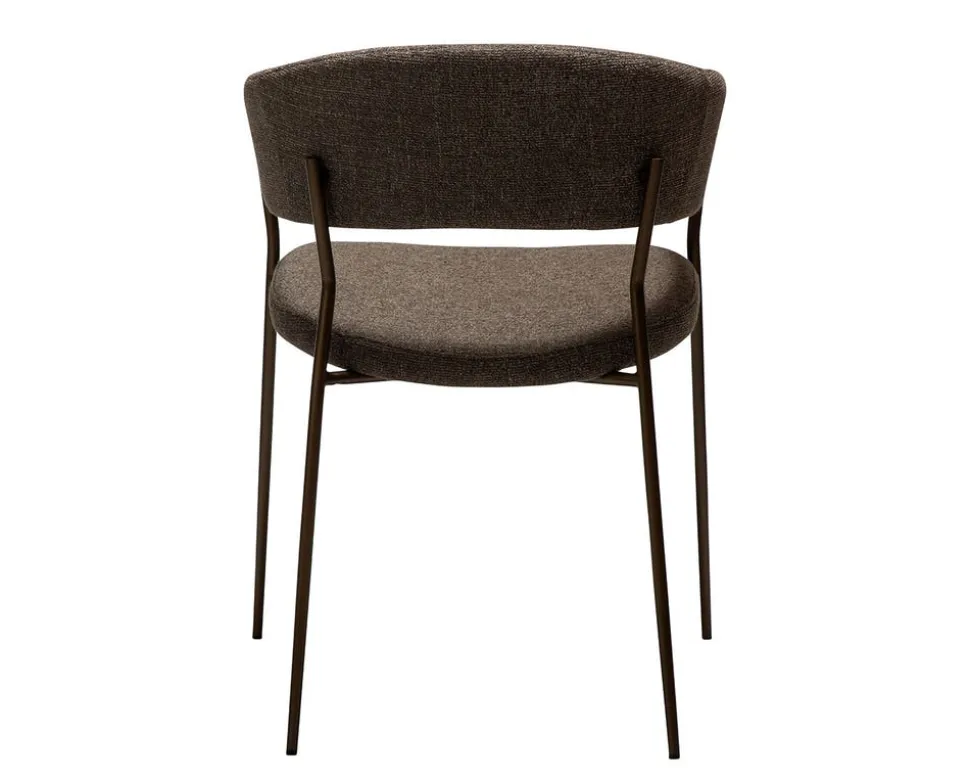 Reboot Karmstol | Major Brown Bouclé/Antique Brass