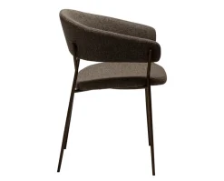 Reboot Karmstol | Major Brown Bouclé/Antique Brass
