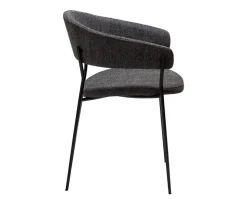 Reboot Karmstol | Raven Black Bouclé/Black