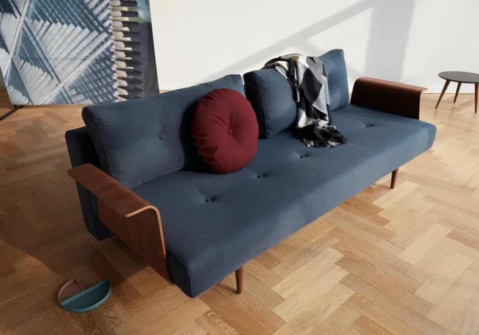 Recast Plus Bäddsoffa Mörk Ek | Övriga Tyger