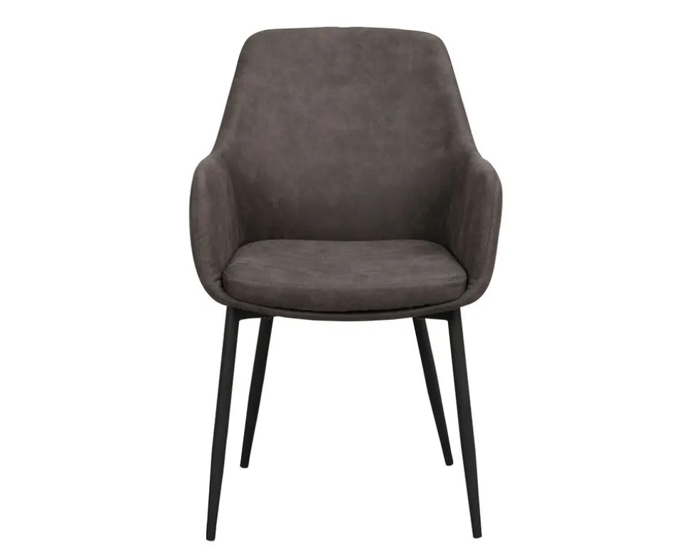 Reily Karmstol | Mörkgrå Microfiber