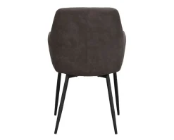 Reily Karmstol | Mörkgrå Microfiber