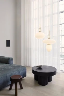 Rizzatto 43 Pendel | Satin Brass/Opal