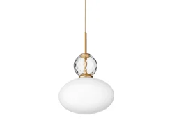Rizzatto 32 Pendel | Satin Brass/Opal