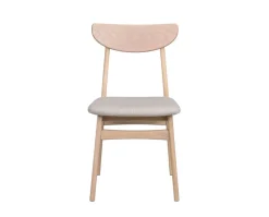 Rodham Stol | Vitpigm. Ek, Gråbeige