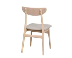 Rodham Stol | Vitpigm. Ek, Gråbeige