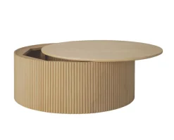 Roller Max Soffbord Ø80 | Hårdvaxoljad Ek