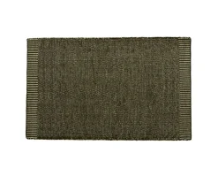 Rombo Matta 90x140 | White / Moss Green