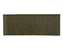 Rombo Matta 75x200 | White / Moss Green