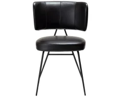 Roost Stol | PU Vintage Svart