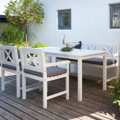 Rosenborg Trädgårdsbord | Mahogny | Vit