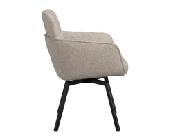Roswell Karmstol | Ljusbeige/Brun