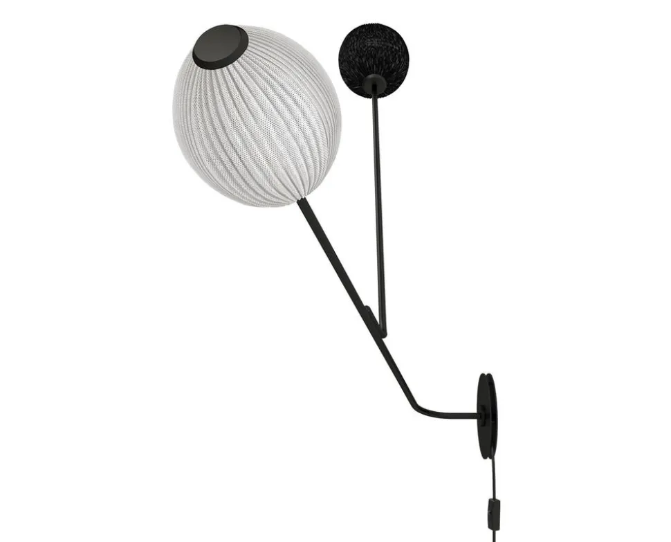 Satellite Vägglampa | Svartvit