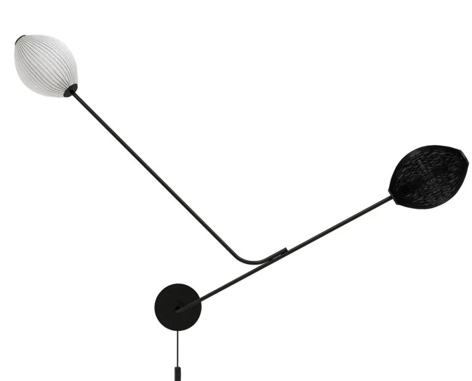 Satellite Vägglampa | Svartvit