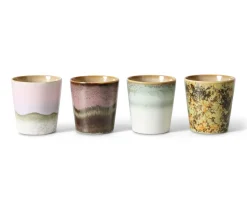 70s Ceramics Kaffemuggar 4-pack | Serendipity
