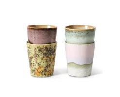 70s Ceramics Kaffemuggar 4-pack | Serendipity
