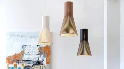 Secto small 4201 taklampa Valnöt