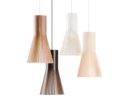 Secto small 4201 taklampa Valnöt