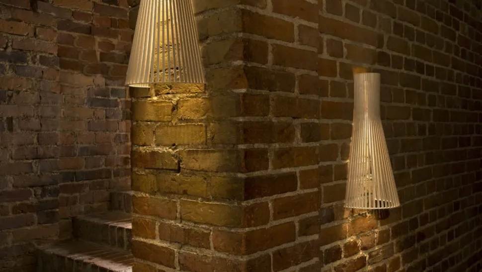 Secto 4230 vägglampa Naturbjörk